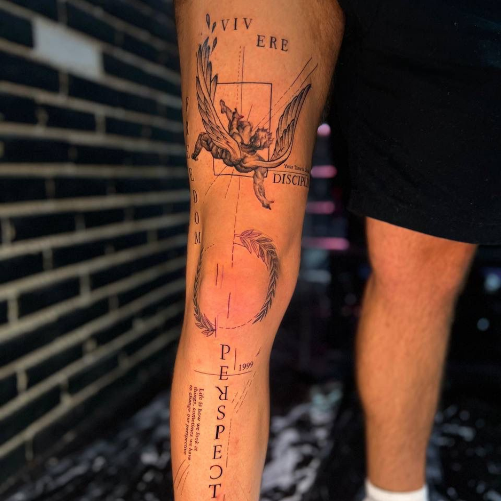 Amsterdam fine line tattoo